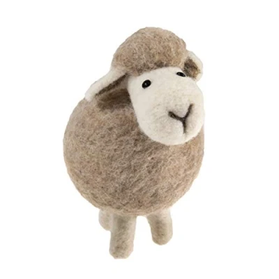 Image of Trimits Needle Felting Craft Kit, Sheep, 12.5 x 7.5cm
