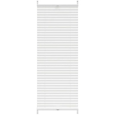 Image of vidaXL Plisse Blind 40x150cm White Pleated