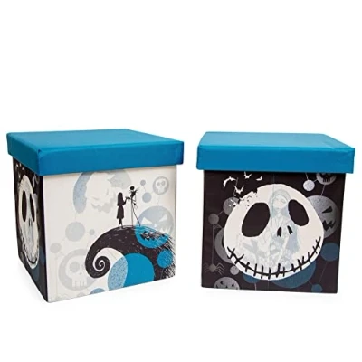 Image of Disney The Nightmare Before Christmas Jack &amp; Sally Storage Bins Set of 2