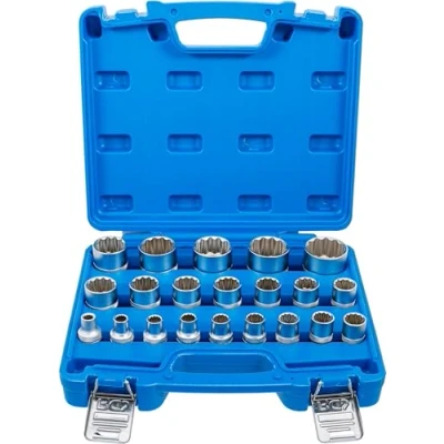 Image of BGS 2267 Socket Set, 12 point 12.5 mm (1/2&quot;) Drive 8 36 21 pcs.