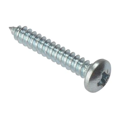 Image of ForgeFix Self Tapping Screws Pan Head 1/2&quot; x 8 Zinc Plated Box 200