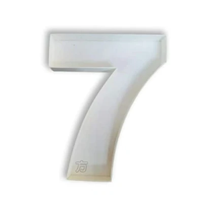 Image of FNB diy decorative Fillable number box 7, Wooden Letters and Numbers
