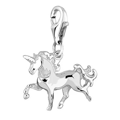 Image of Nenalina Charm Unicorn Pendant, for all brands of Bracelets and Necklaces, made 925 sterling silver, 713132 000