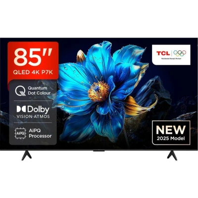 Image of TCL 55P7K UK 55&quot; QLED 4K Ultra HD HDR Google TV (Google Assistant, BBC iPlayer, Dolby Atmos, Vision, HDR10+, 120Hz Game Accelerator, Motion Clarity，2025 New Model)