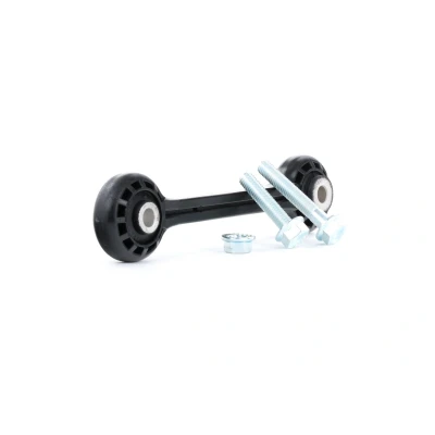 Image of 8K0411317D, 8K0411317DS1 Anti roll bar link FEBI BILSTEIN 38540 Front Axle Left, Right 170mm with nuts screw set Plastic