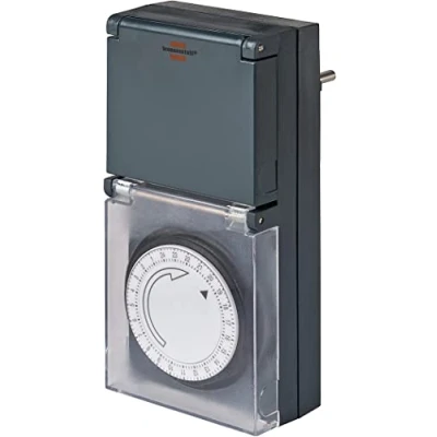 Image of Presa TEMPORIZZATA Brennenstuhl Mechanical MZ 44 IP44 Grey [1506460]