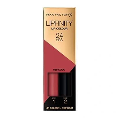 Image of Max Factor Lipfinity Long Lasting Two Step Lipstick 30 Cool, 4.2g