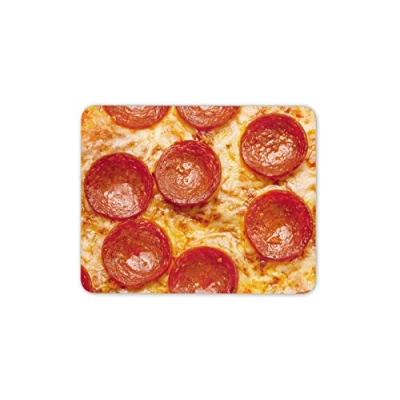 Image of Destination Vinyl Ltd Cool Pepperoni Pizza Mouse Mat Pad Junk Food Kids Funny Gift PC Computer #8440