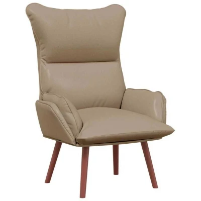 Image of vidaXL Relaxing Chair Cappuccino Faux Leather