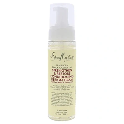 Image of SHEA MOISTURE Jamaican Black Castor Oil Strengthen and Restore Conditioning Design Foam (7.5 Oz), 222 millilitre