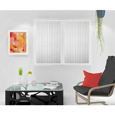 Image of Soleil d &#039;Ocre Maelis Pair of Brise Bise, Polyester, white, 60x120 cm