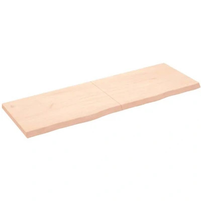 Image of vidaXL Table Top 180x60x(2 6) cm Untreated Solid Wood Oak