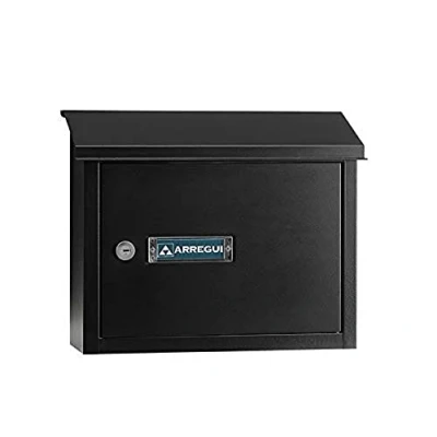 Image of Arregui V4064 Maxi Letter Box, Size M (DIN A4), Aluminium Black