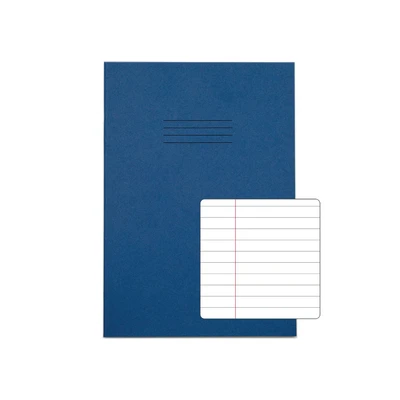 Image of Rhino Exercise Book 64 Page F8M A4 Dark Blue (Pack of 50)