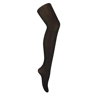 Image of Sock Snob Shiny Tights for Women Chevron Pattern Glittery Party Season (8 14, Black &amp; Silver (Chevron))