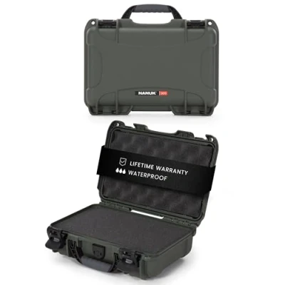 Image of Nanuk 909 Waterproof Hard Case with Foam Insert Olive