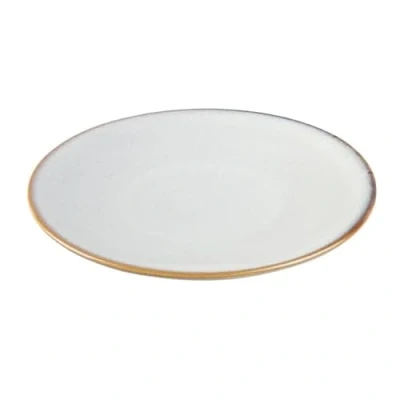 Image of Olympia Drift Grey Plain Coupe Plates 230mm (Pack of 6)