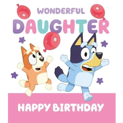 Image of Cards Danilo Bluey Wonderful Daughter Birthday, Happy Birthday