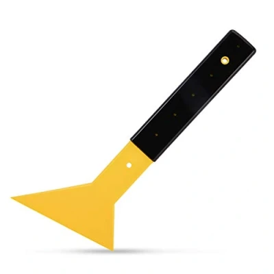 Image of EHDIS Window Tint Squeegee Long Handle Scraper Tool Triangle Slim Foot Tinting Windshield Snow Frost Ice Removal for Cars Trucks Film Installation Applicator