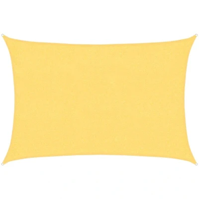 Image of vidaXL Sunshade Sail 160 g/m² Beige 2x3 m HDPE