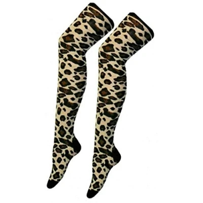 Image of Womens Over The Knee Thigh High Socks Ladies Plain Stripe Warmer OTK Referee