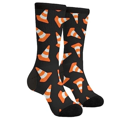 Image of EujGvboU Men&#039;s Novelty Funny Socks Crazy Fashion Casual
