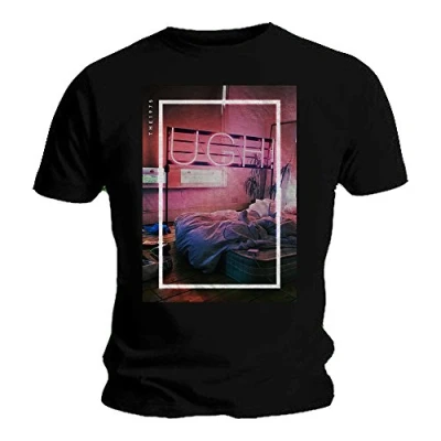 Image of Official T Shirt THE 1975 Rock Band UGH! Neon Light Black XXL