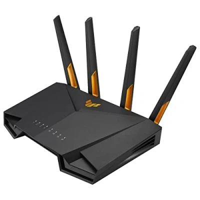Image of ASUS TUF Gaming AX3000 V2 Dual Band WiFi 6 Router with Mobile Tethering (Replacement of 4G 5G routers)2.5Gbps port, Game Mode, Free Internet Security, AI Mesh, Gear Accelerator, Adaptive QoS