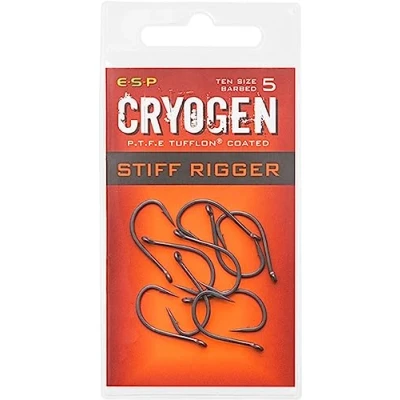 Image of ESP Cryogen Stiff Rigger Carp Fishing Hooks: 8