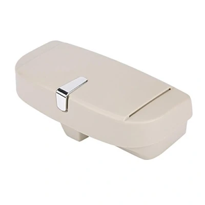 Image of Qiilu Car Auto Versatile Sunglasses Storage Holder Clip Case Organizer Box Universal(Beige)