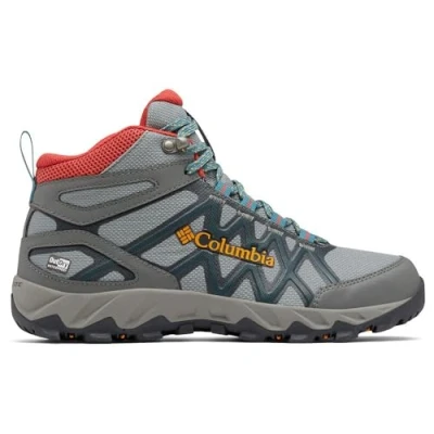 Image of Columbia Peakfreak X2 Mid Outdry Women&#039;s High Rise Hiking Shoe, Black (Stratus/Mango), 3 UK
