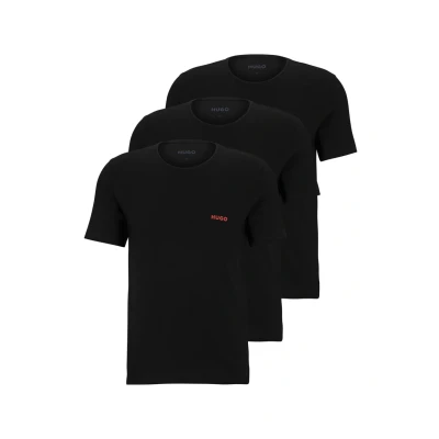 Image of HUGO 3 PACK Pyjama top, Men&#039;s, Size: Large, Black