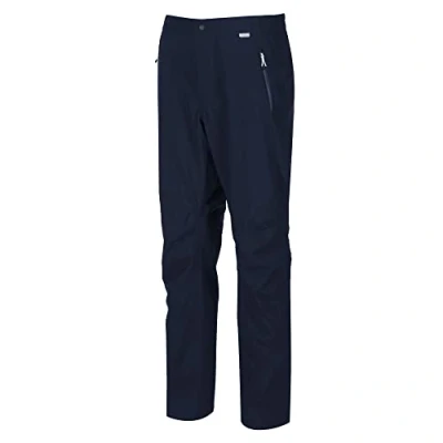 Image of Regatta Highton Stretch Mens Overtrousers Short Navy