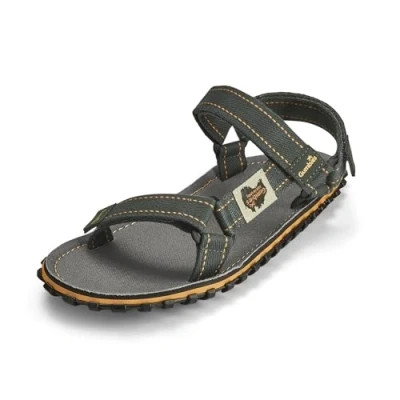 Image of Gumbies Tracker Unisex Sandal, with Supersoft Cotton Adjustable Straps, Footbed &amp; Recycled Rubber Sole Comfort Guaranteed Grey EU46