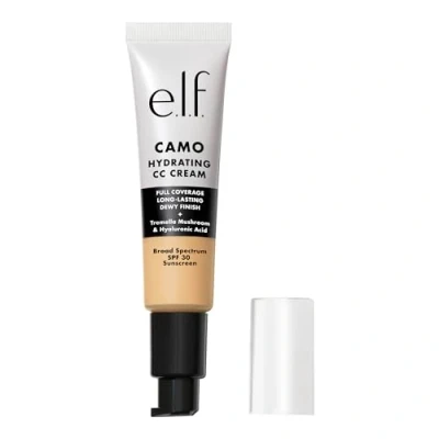 Image of e.l.f. Hydrating Camo CC Cream, Colour Correcting Full Coverage Foundation For A Dewy Finish With SPF 30, Vegan &amp; Cruelty Free, Light 240W