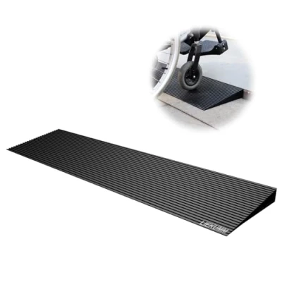 Image of LIEKUMM 35mm Rise Threshold Ramp, 650KG Capacity Non Slip Rubber Ramps for Door Threshold, Driveways, Steps, Stairs, Curb Bicycles, Scooter