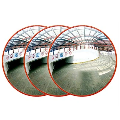 Image of 3 Pack Indoor Convex Mirror 30cm 12 inch Traffic Road Security Curved Polycarbonate for Shop Retail Store Parking Workshop Supermarket Wide Angle