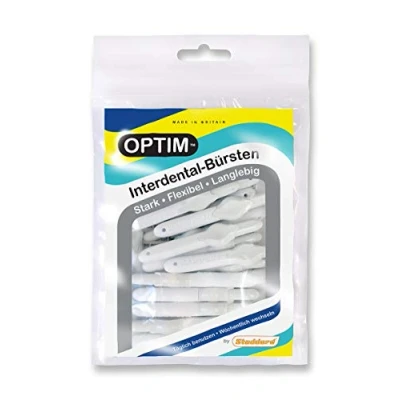 Image of OPTIM Interdental Brushes Pack of 25 Grey 1.3 mm Size 7