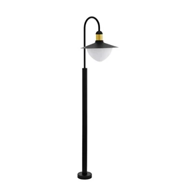 Image of Eglo 97287 SIRMIONE Exterior Floor Lamp in Black and Gold