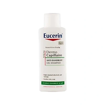 Image of Eucerin Dermocapillaire Anti dandruff GEL Shampoo for Men 250ml Itching Danruff Scalp Hair by
