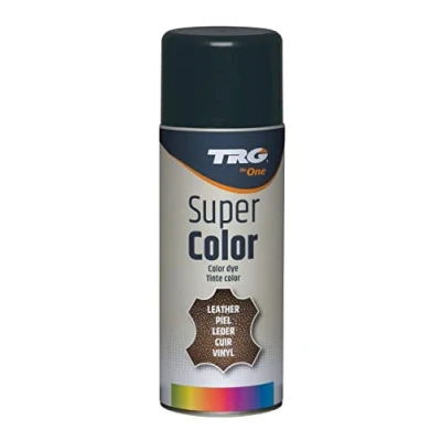 Image of TRG The One Super Color, Spray Dye for Leather Shoes, 317 Black, 400 ml