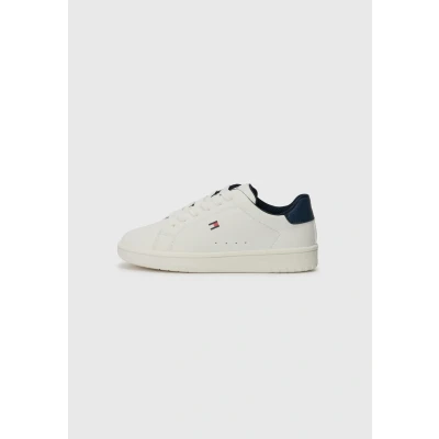 Image of Tommy Hilfiger JACK Unisex Trainers for kids, Size: 1, White/blue shoes