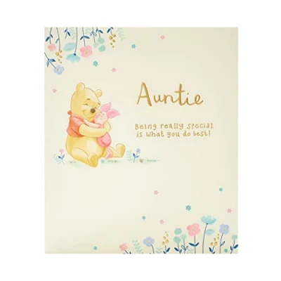 Image of Disney Pooh Bear Special Auntie Birthday Greeting Card Cute Greetings Cards 664624