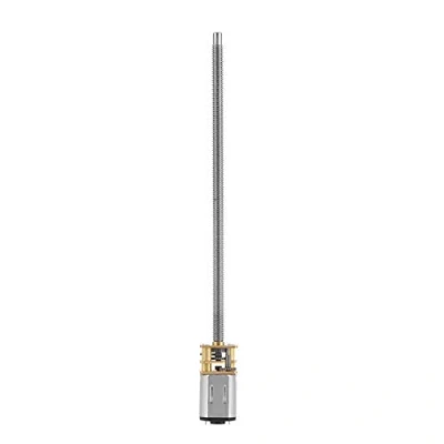 Image of Gear Motor, Micro Motor High Torque DC 12V 400RPM N20 16mm Shaft Screw Reducer Reduction with Box M4 x 100mm(6V 150RPM)
