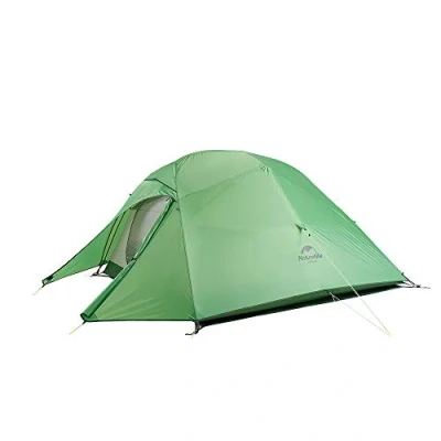 Image of Naturehike Cloud Up 3 Upgrade Ultralight Tent Backpacking for Person Hiking Camping Outdoor 210T Green