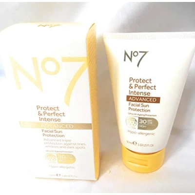 Image of NO7 Protect and Perfect Intense Facial Sun Protection 30spf HIGH