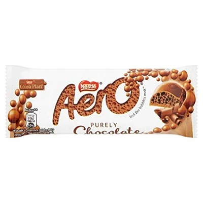 Image of Aero Bubbly Milk Chocolate Bar Pack of 24 x 36G