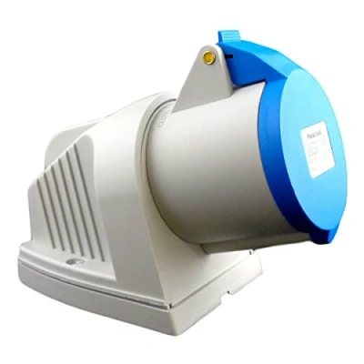 Image of Palazzoli 508226 Angled Surface Socket Blue 230V 3 Pin 2P+E 32 Amp