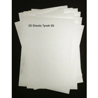 Image of Fabrics &amp; Textiles Bloc de 20 Feuilles Tyvek Format A4 55 g/m²