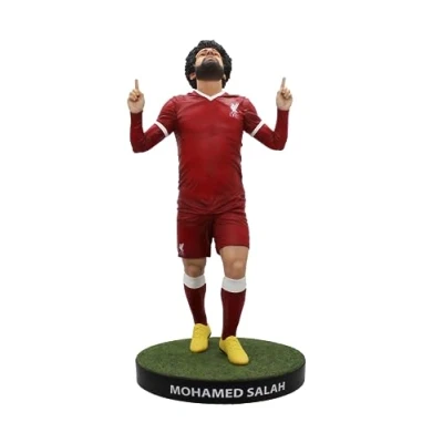 Image of SoccerStarz Football&#039;s Finest Officially Licensed Liverpool Football Club Mohamed Salah, 60cm Highly Detailed Resin, Luxurious Collectable Statue